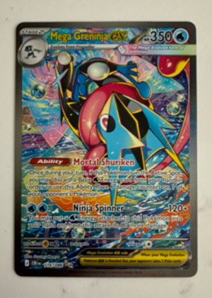 Mega Greninja ex, graded 9.0