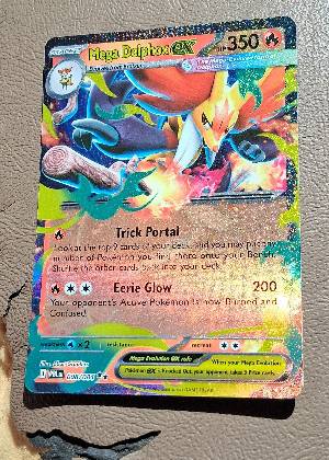 Mega Delphox ex graded 8.5