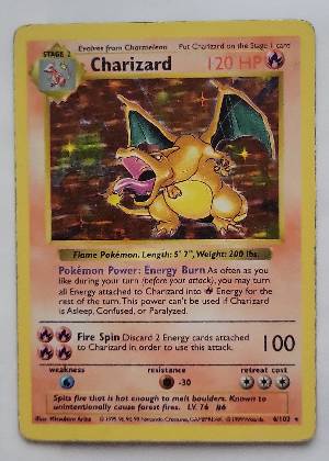 Charizard, graded 5.0