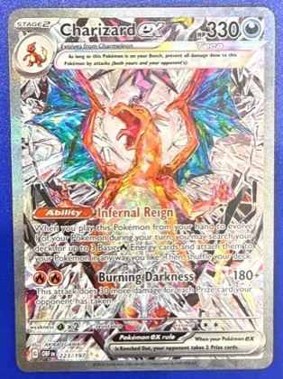 Charizard ex graded 9