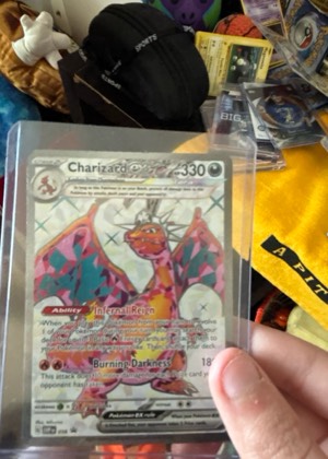 Charizard ex, graded 9.0