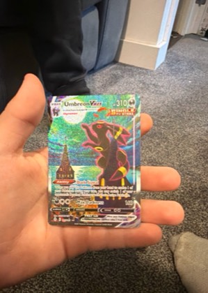 Umbreon VMAX (Alternate Art Secret), graded 9.0