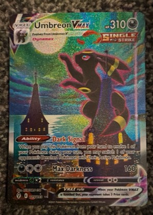 Umbreon VMAX (Alternate Art Secret), graded 9.5