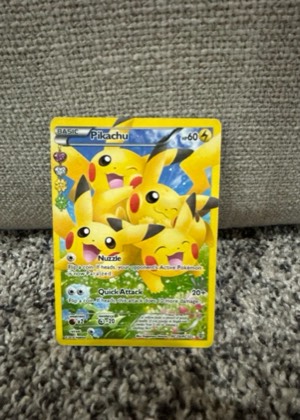 Pikachu (Full Art), graded 9.0