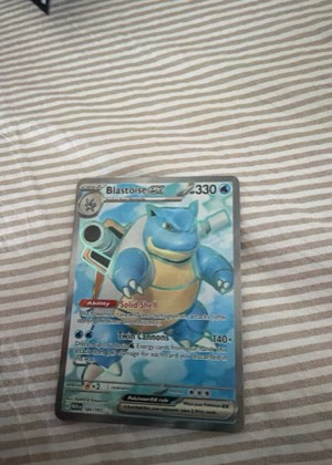 Blastoise ex - 184/165 graded 9