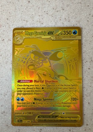 Mega Greninja ex, graded 9.0