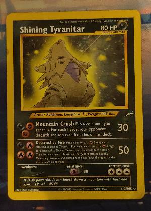 Shining Tyranitar, graded 7.0