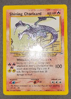 Shining Charizard, graded 7.0