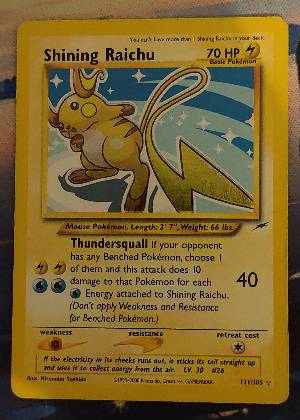 Shining Raichu, graded 7.0