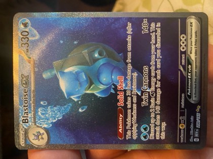 Blastoise ex, graded 9.0