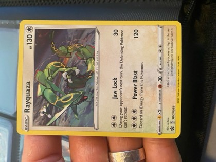 Rayquaza - SWSH029 graded 6 & below