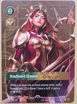 Leona, Radiant Dawn, graded 9.5