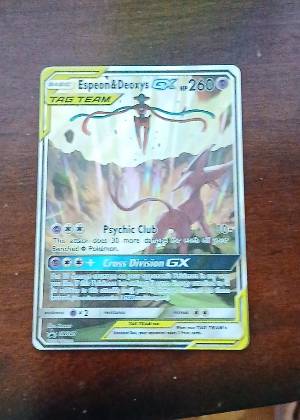 Espeon & Deoxys GX - SM240 graded 8