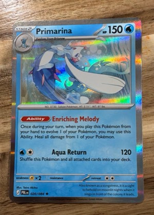 Primarina, graded 9.0