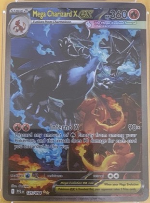 Mega Charizard X ex graded 6 & below