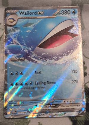 Wailord ex - 016/084 graded 7