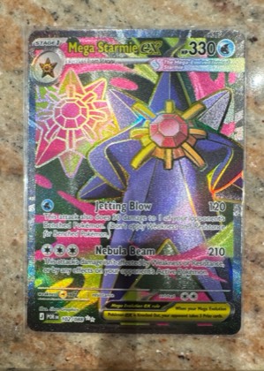 Mega Starmie ex, graded 9.5