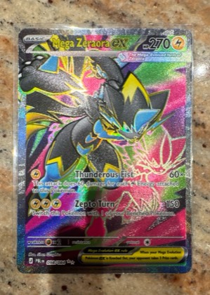 Mega Zeraora ex, graded 9.0