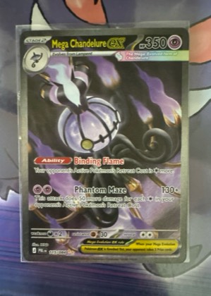 Mega Chandelure ex, graded 9.0