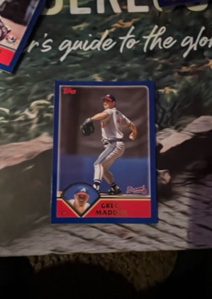 Greg Maddux, graded 8.5