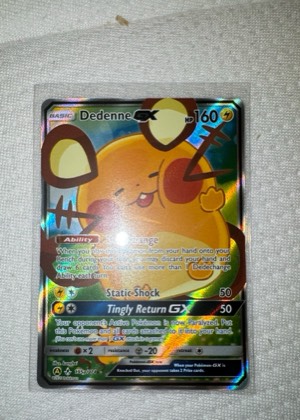Dedenne GX - 195a/214, graded 9.0