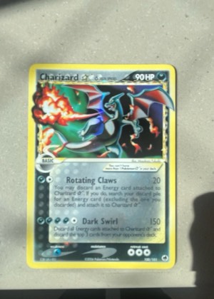 Charizard Star (Delta Species), graded 8.0