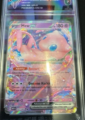 Mew ex graded 7