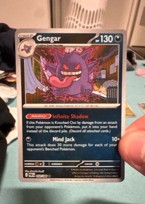 Gengar, graded 9.0
