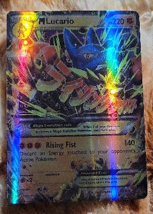 M Lucario EX, graded 9.0