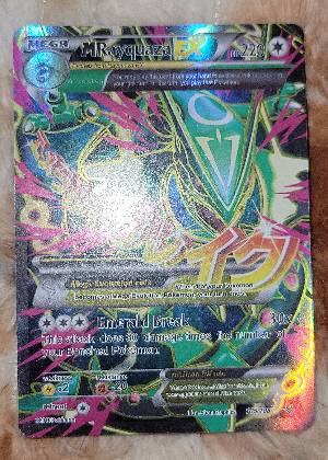 M Rayquaza EX (105 Full Art), graded 8.0