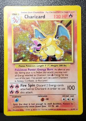 Charizard graded 7