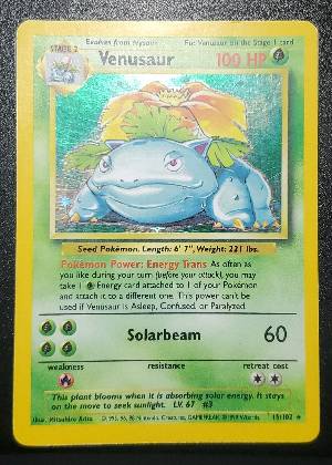 Venusaur graded 8.5