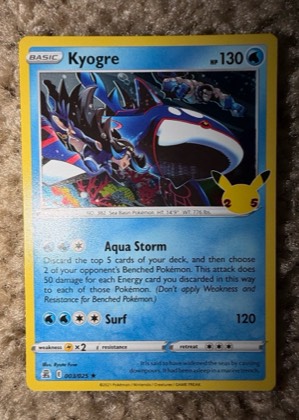 Kyogre, graded 9.0