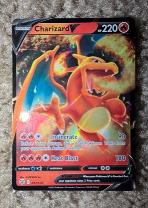 Charizard V, graded 9.0