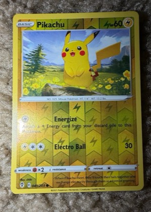 Pikachu, graded 8.5
