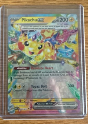 Pikachu ex, graded 9.0
