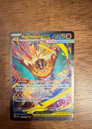 Mega Hawlucha ex - 283/217 graded 8.5