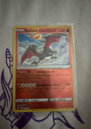 Radiant Charizard, graded 9.0