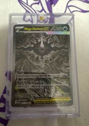 Mega Darkrai ex graded 8.5