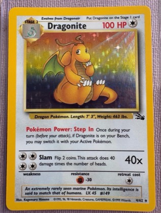 Dragonite (4) graded 8.5