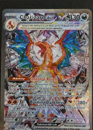Charizard ex, graded 9.0