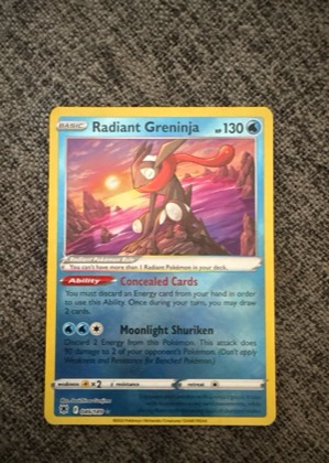 Radiant Greninja graded 9
