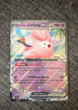 Lillie's Clefairy ex, graded 9.0