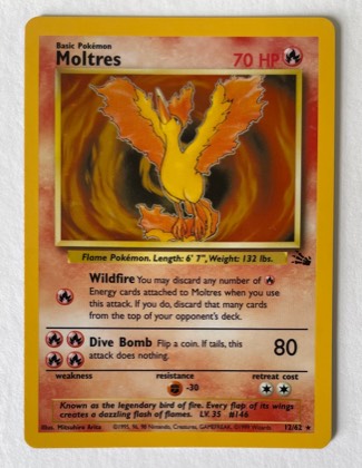 Moltres (12), graded 7.5