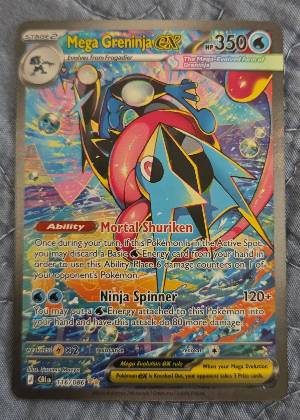 Mega Greninja ex, graded 9.0
