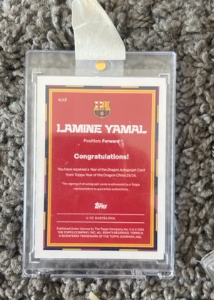 Lamine Yamal, graded 8.5