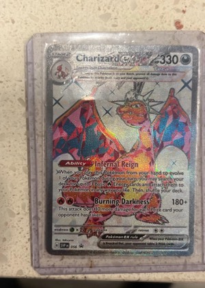 Charizard ex - 056 graded 8