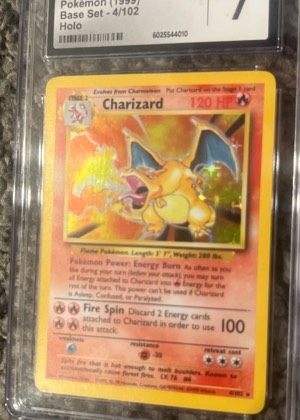 Charizard, graded 7.0