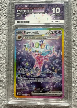 Espeon ex, graded 9.5