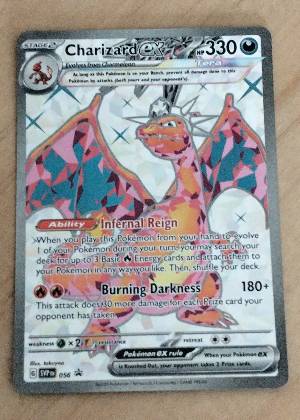 Charizard ex - 056 graded 9